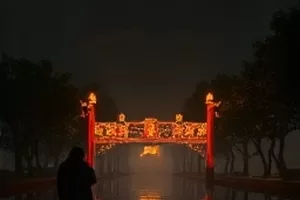 坐标零公里剧情作品画面，公路起点石碑与延伸至地平线的柏油路